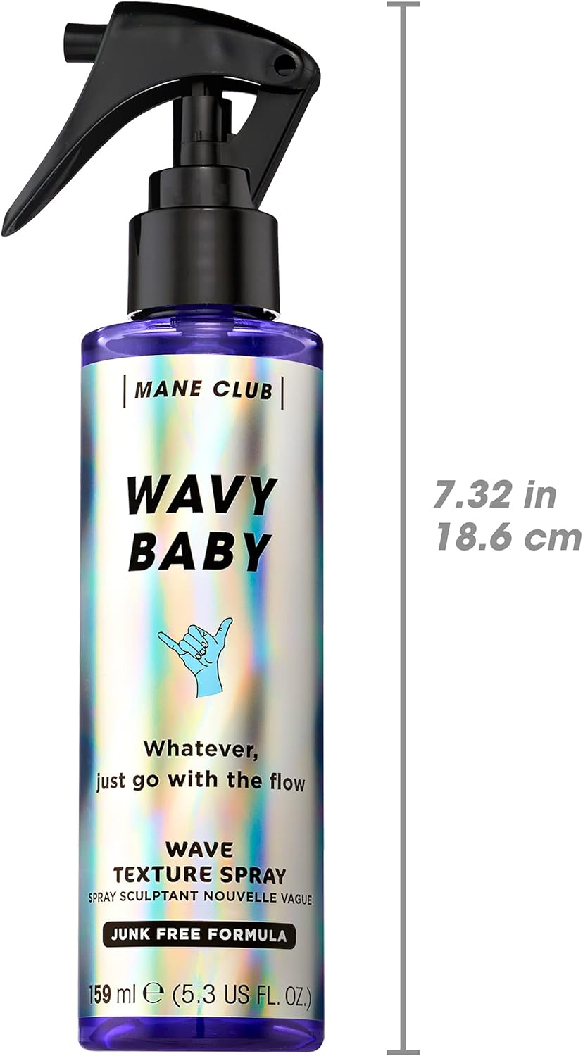 Mane Club Wavy Baby Wave Texture Spray, 5.3 FL OZ
