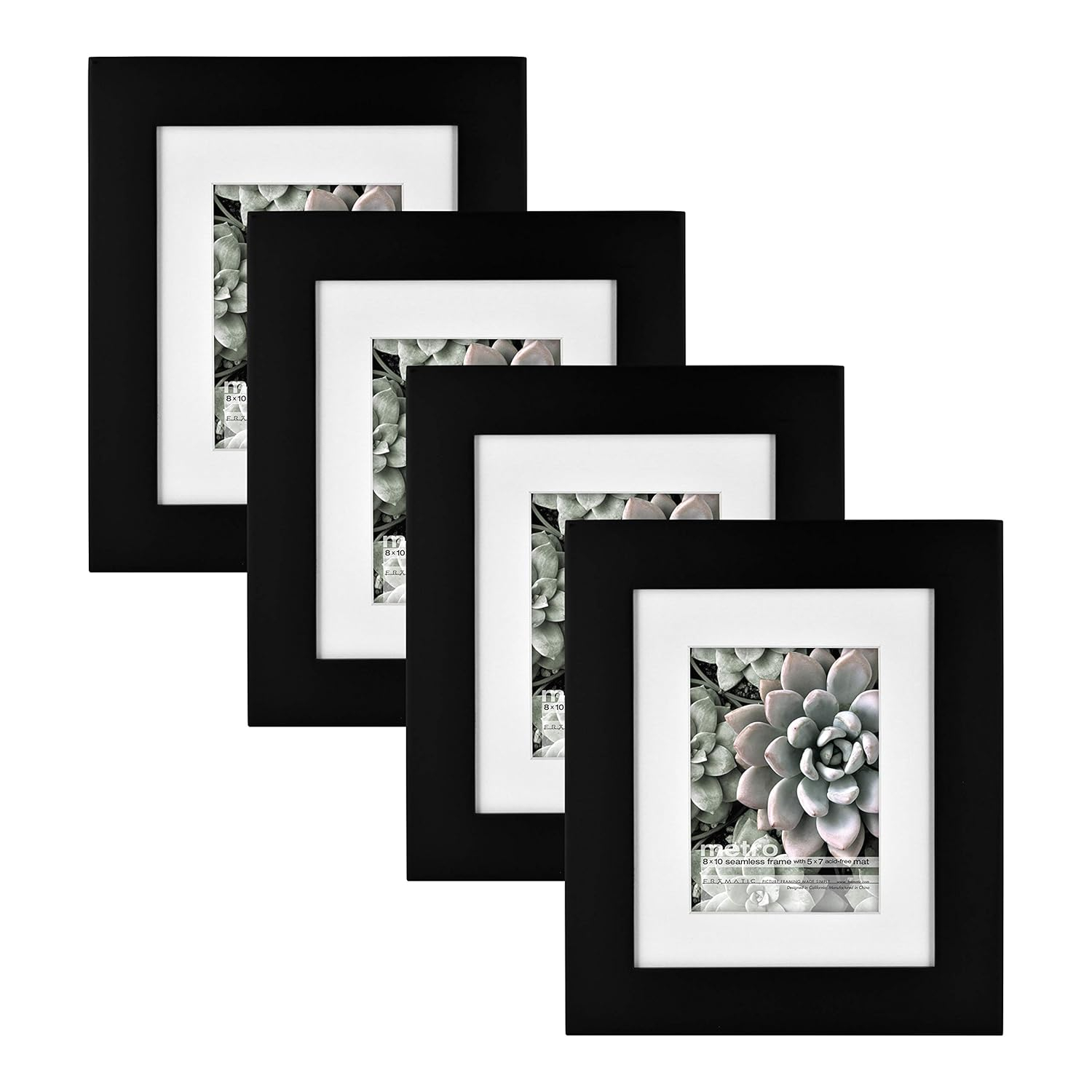 Framatic by MCS Matte Picture Frame with Mat