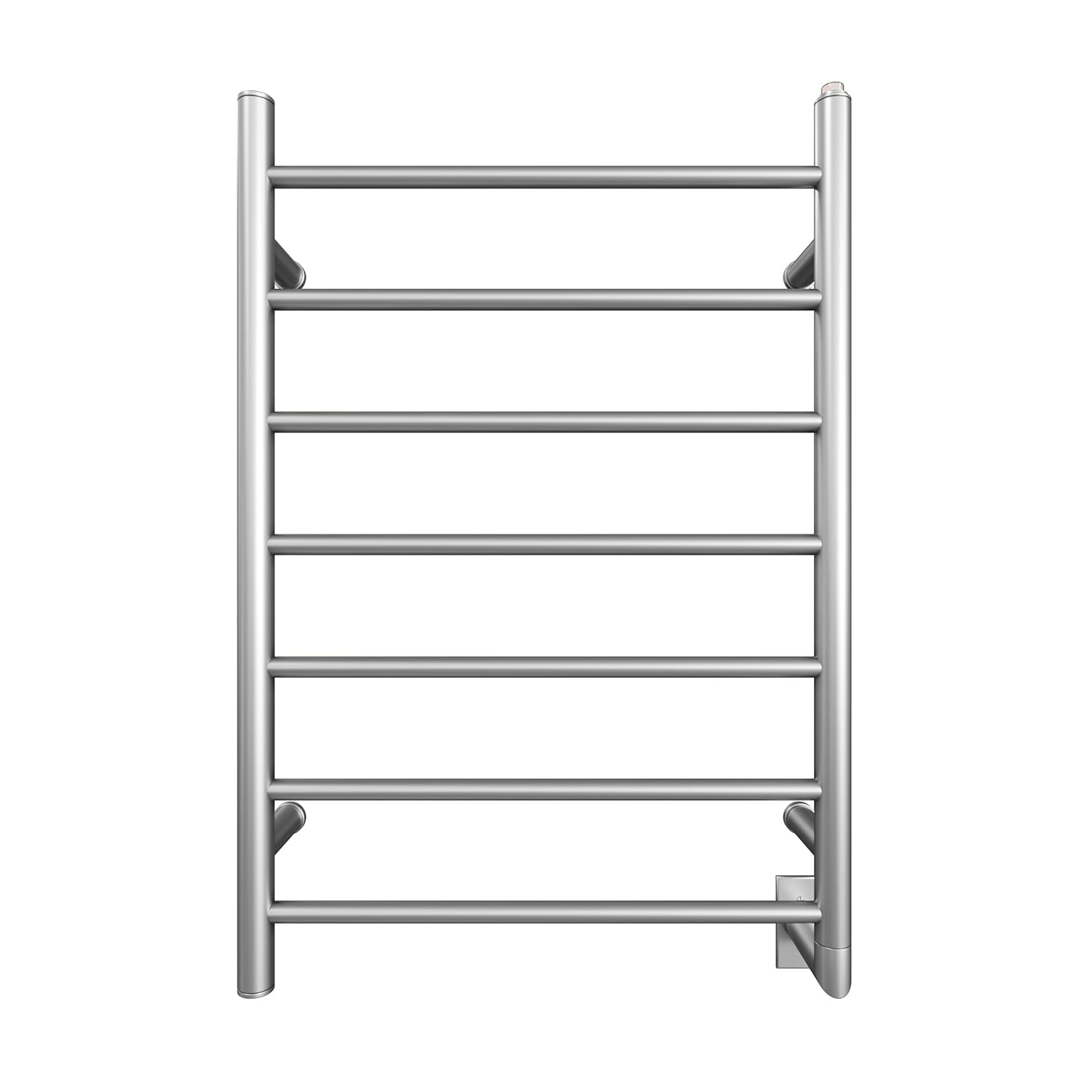 Ancona AN-5327 Comfort 7 7-Bar Wall Mount Hardwired Towel Warmer in Brushed Stainless Steel
