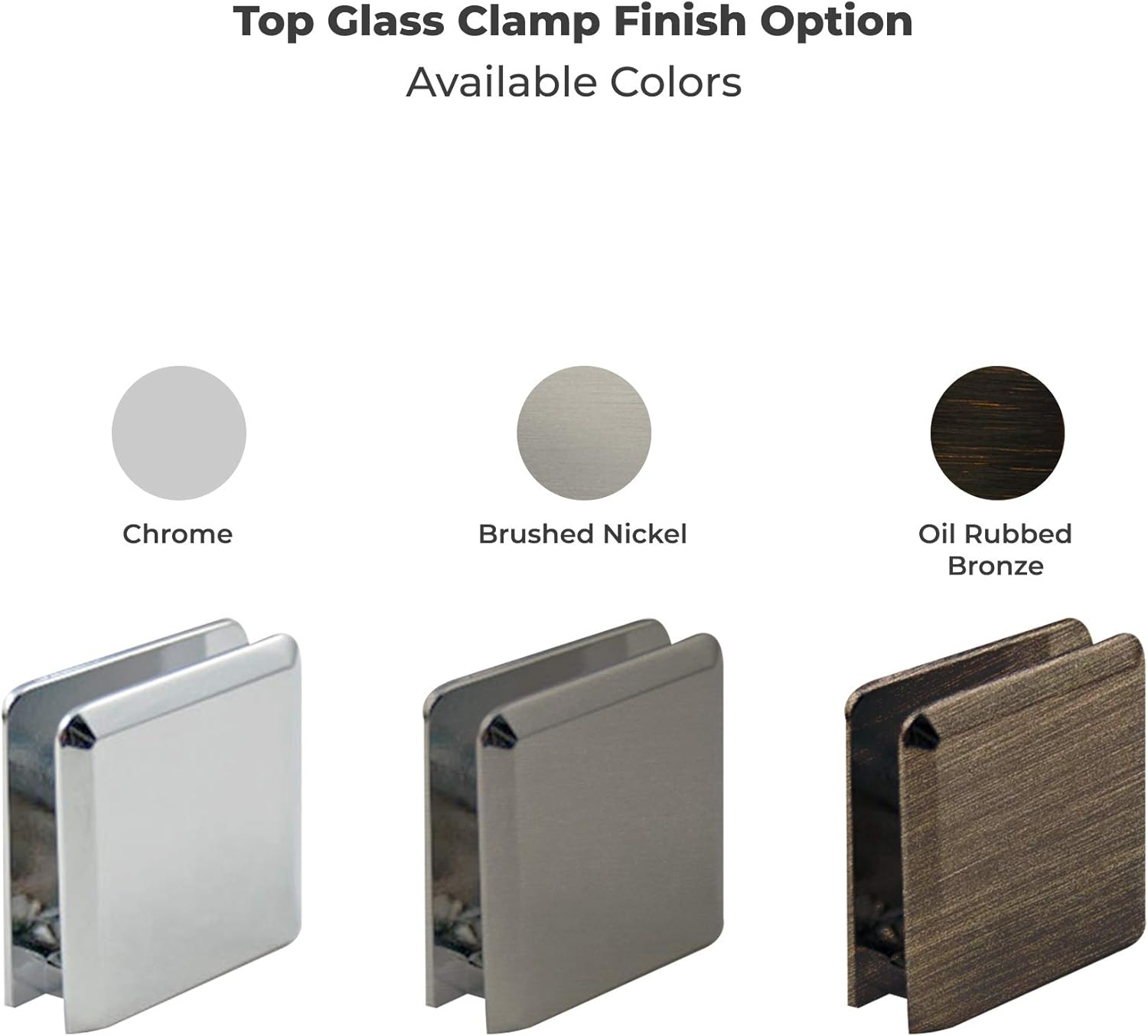 Milan Stationary 24 in. x 60 in. Clear Fixed Stain Resistant Frameless Glass Panel Shower Door in Brushed Nickel