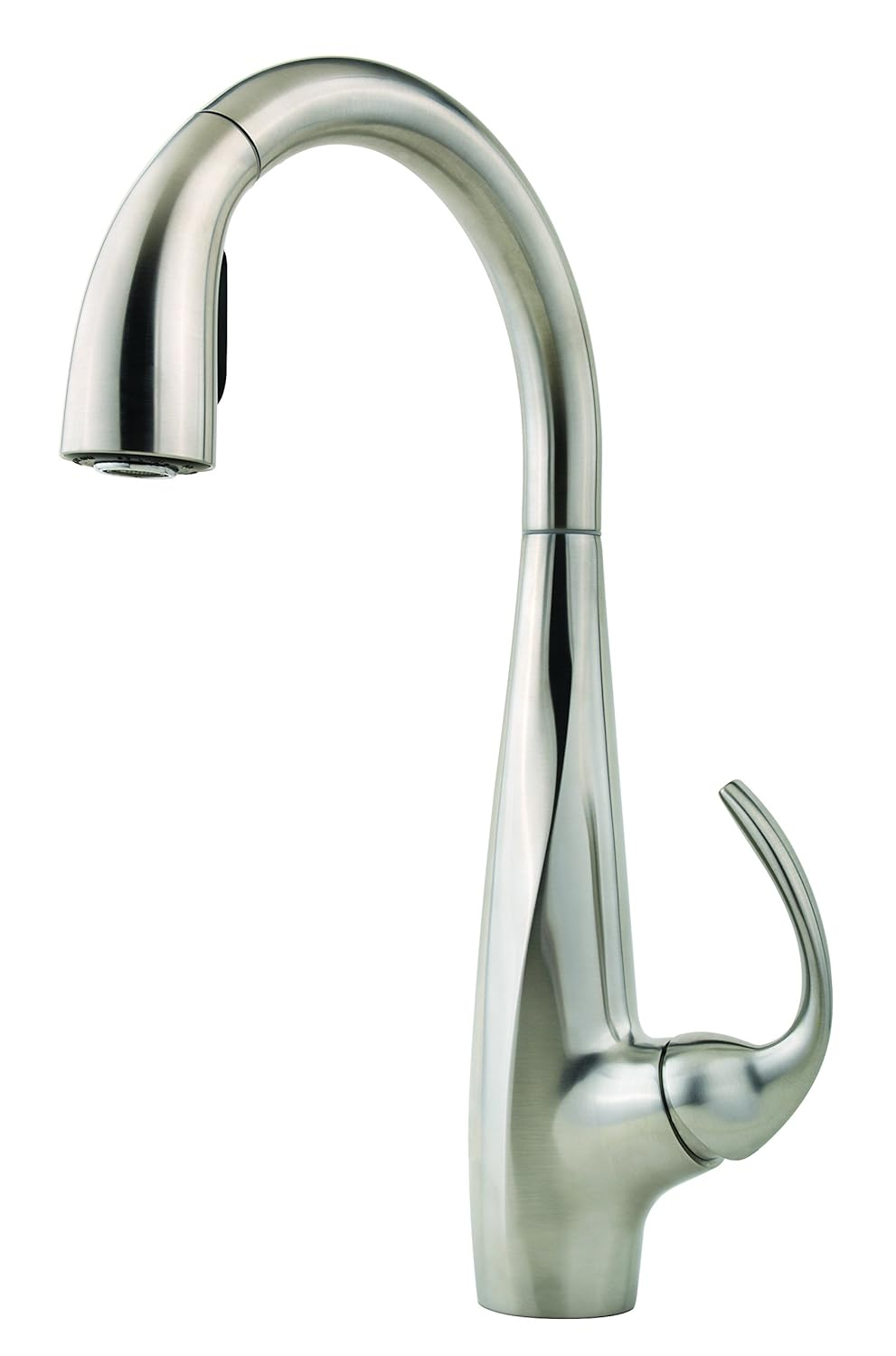 Stainless Steel Single Handle Pull Down Kitchen Faucet