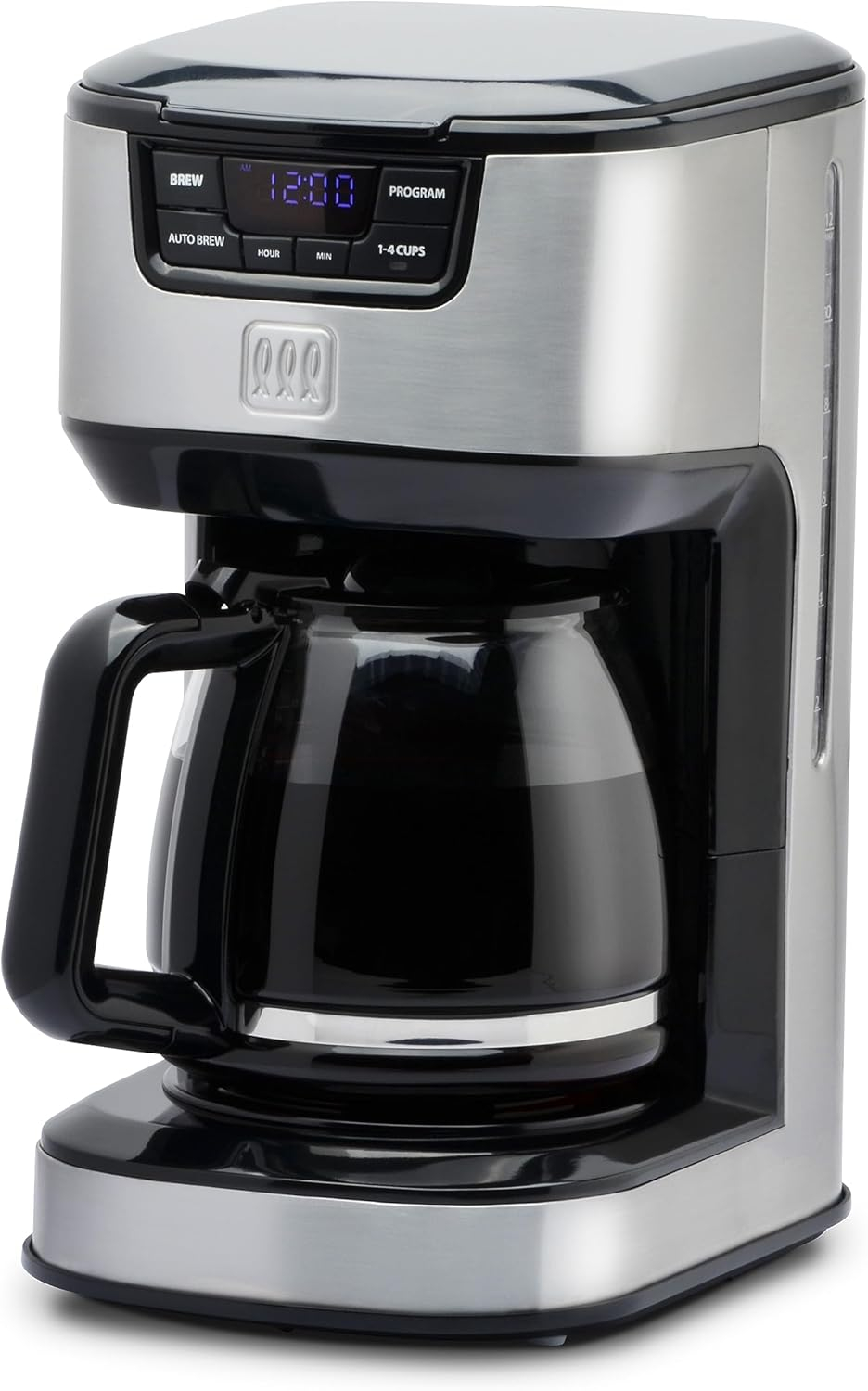 Toastmaster 12-Cup Digital Drip Coffee Maker, Stainless Steel, TM-129CM