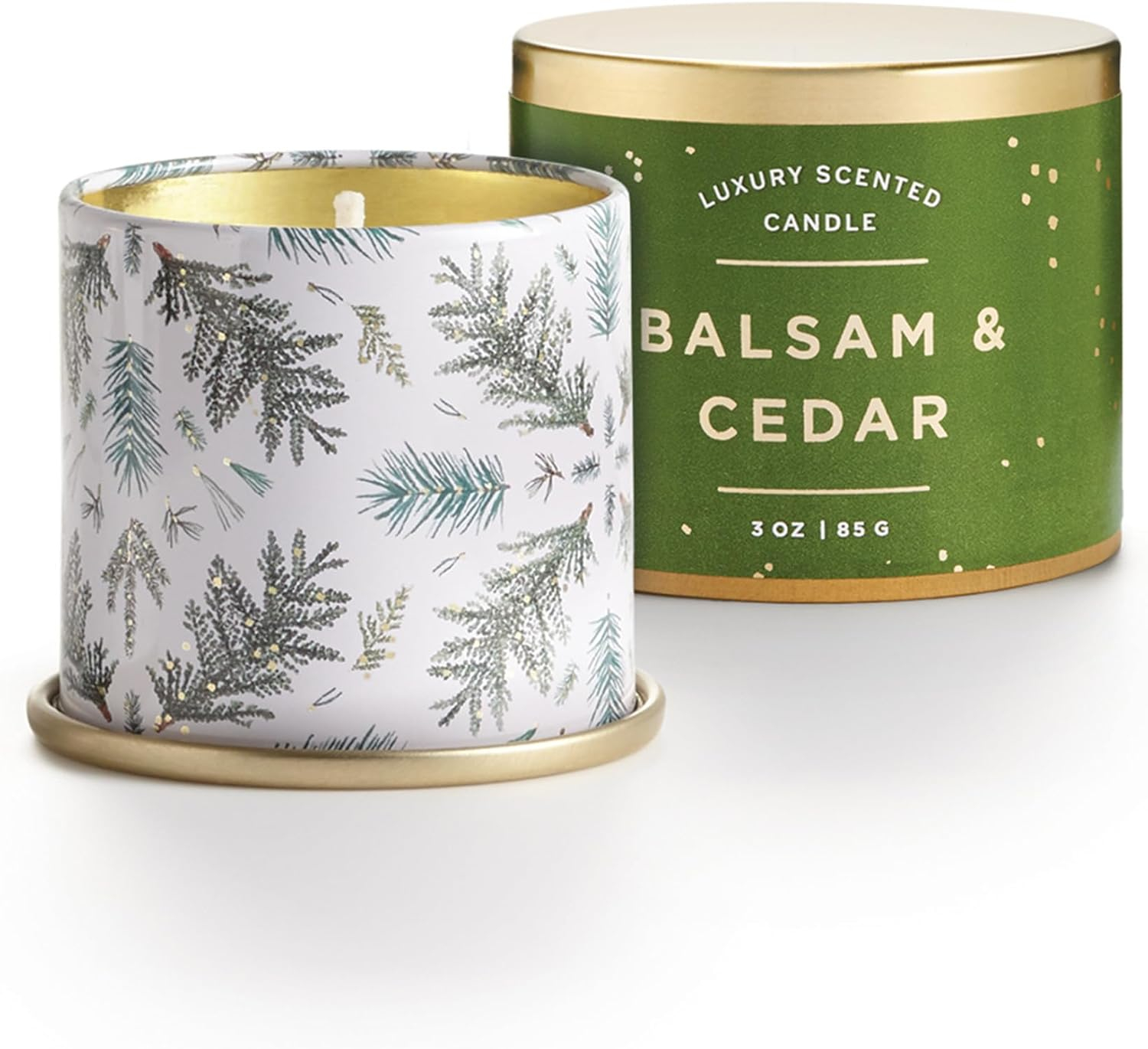 ILLUME Noble Holiday Balsam & Cedar Soy Candle, Small Tin