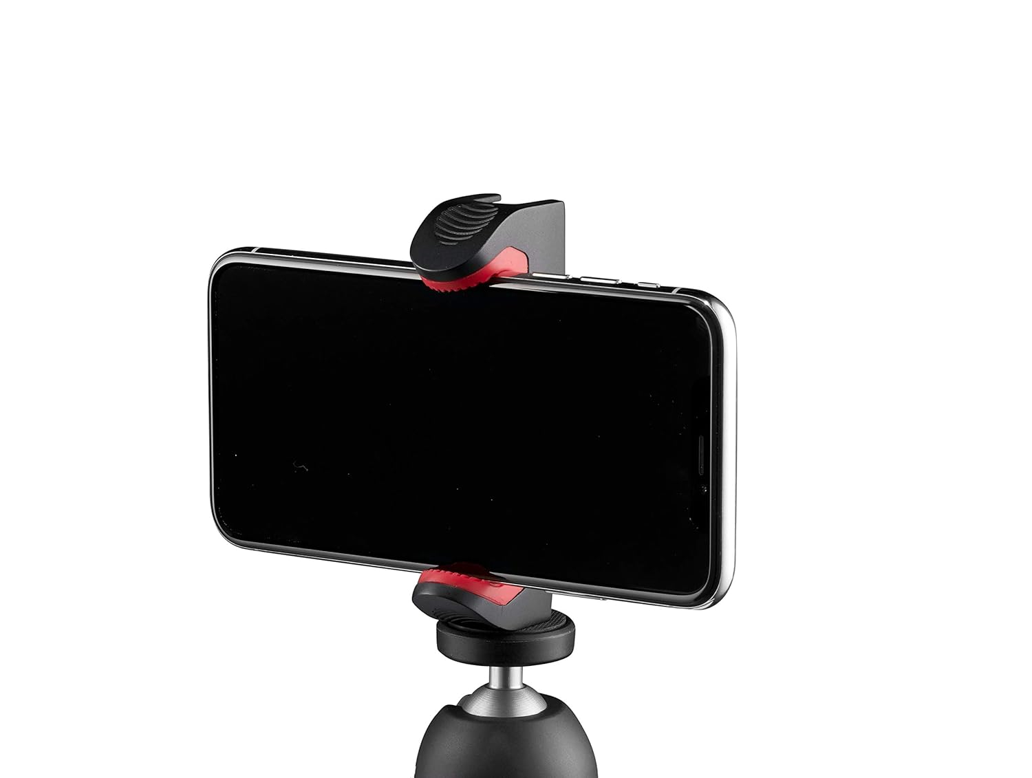 Manfrotto Universal Smartphone Clamp, Pro Version (MCPIXI), for Mini Camera Tripod, Table Tripod,Compact Tripod, Vlogging, Black