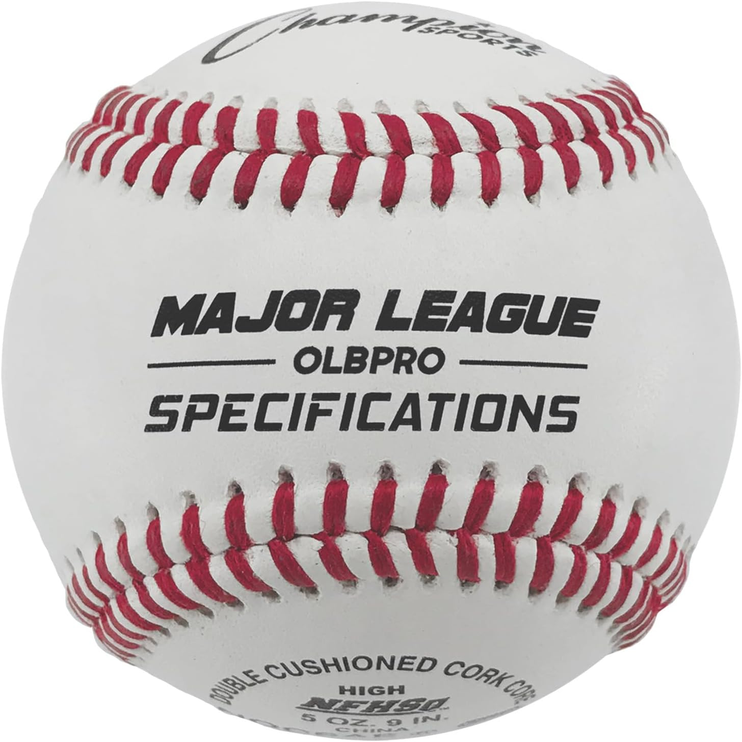 ChampionSportsLeatherBaseballSet:DozenIndoor/OutdoorGenuineLeatherOfficialLeagueBaseballsforPracticeTrainingorRealGame-OLBPROPackof12