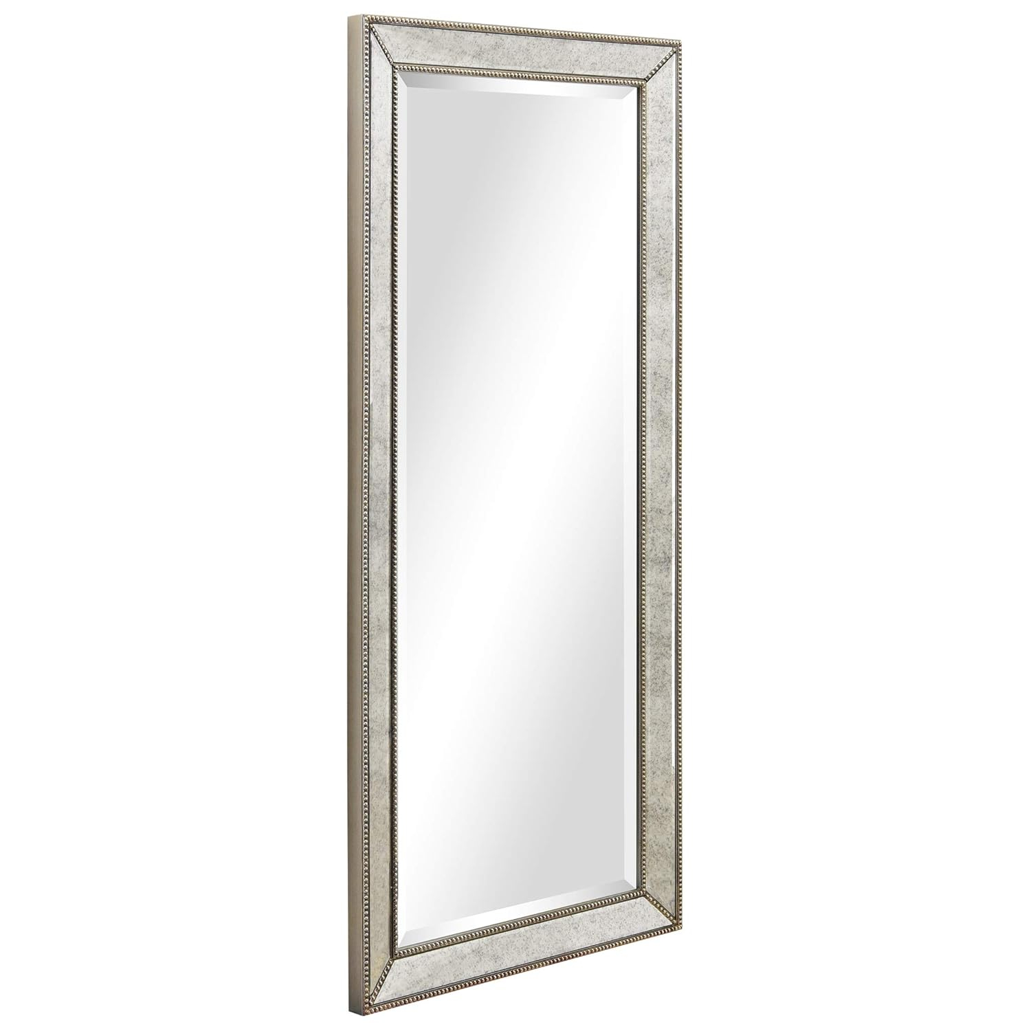 Empire Art Direct Champagne Bead Beveled Mirror, 24" x 54", Ready to Hang