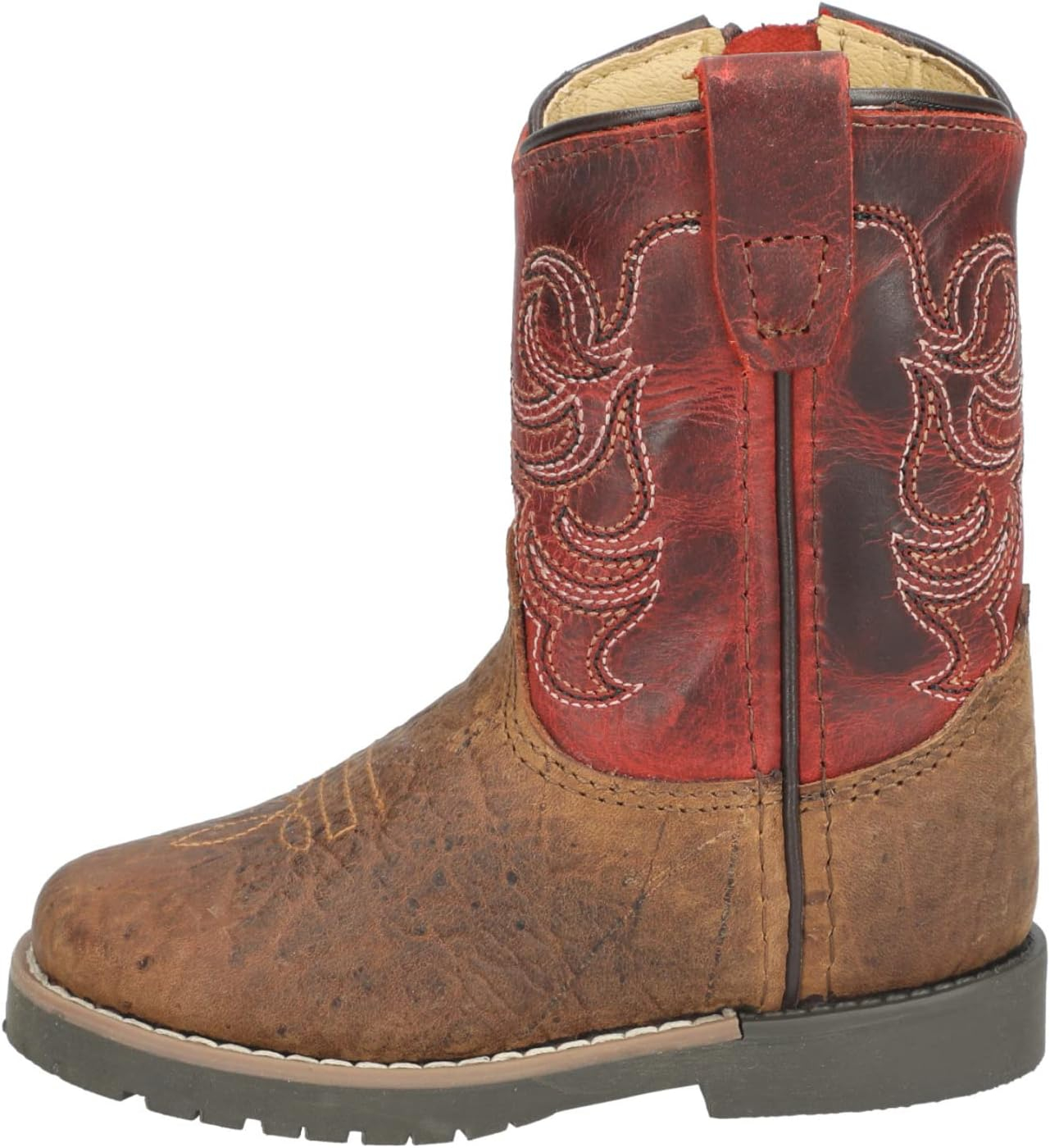 Autry Brown Genuine Leather Mid-Calf Western Boots