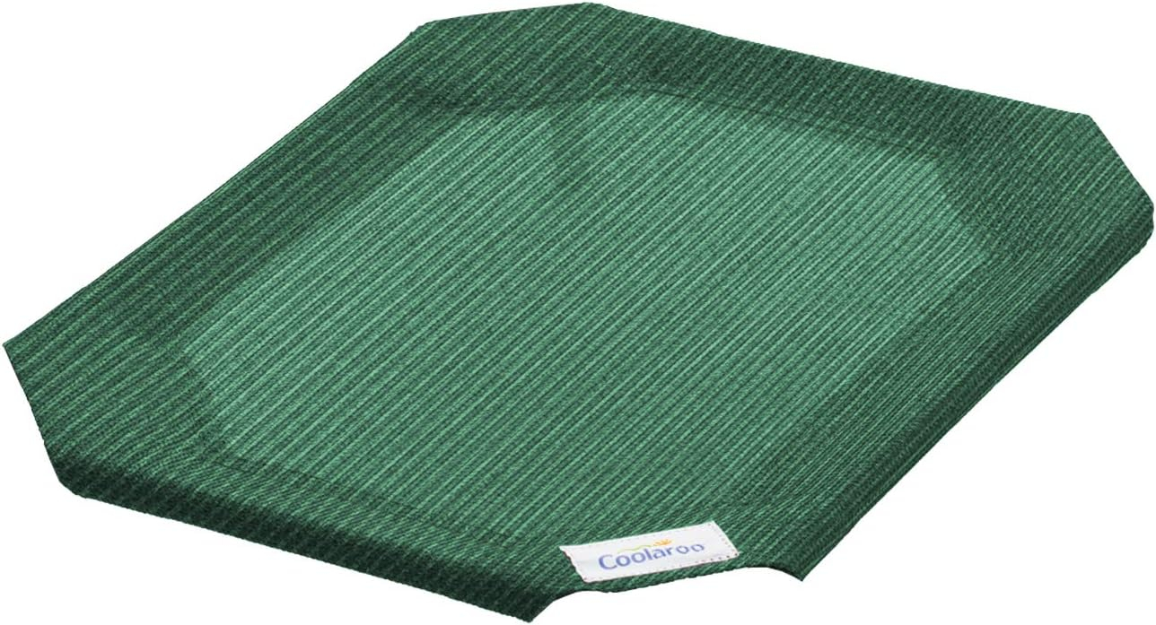 The Original Coolaroo Elevated Pet Dog Bed Replacement Cover, Small, Brunswick Green