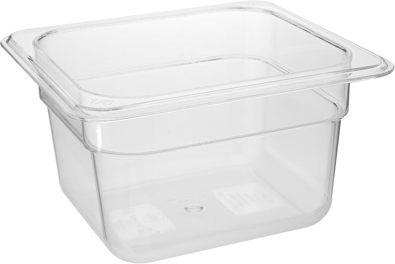 Winco Polycarbonate Food Pan, 1/6 Size, 3.5" Depth