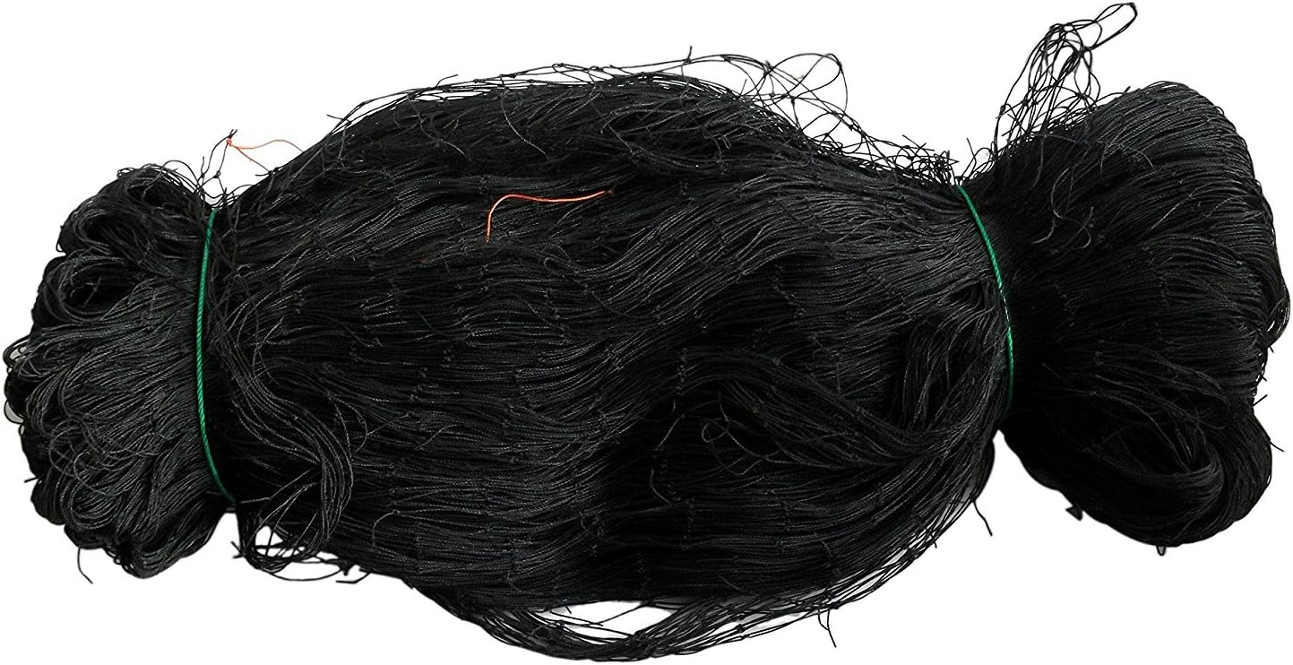 Netting Noa Store Nylon Mesh Anti Bird Netting Aviary Netting and Poultry Netting [25 x 50] ft 13.78 in Black
