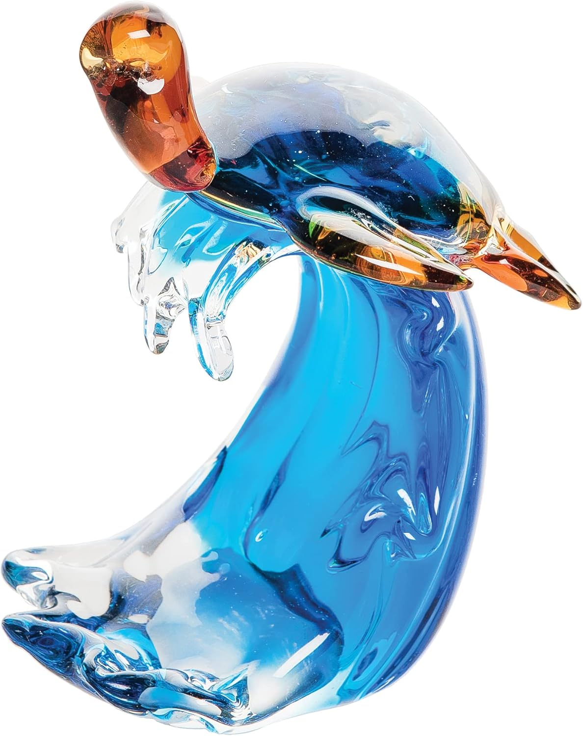 Beachcombers Turtle Curl Wave Figurine