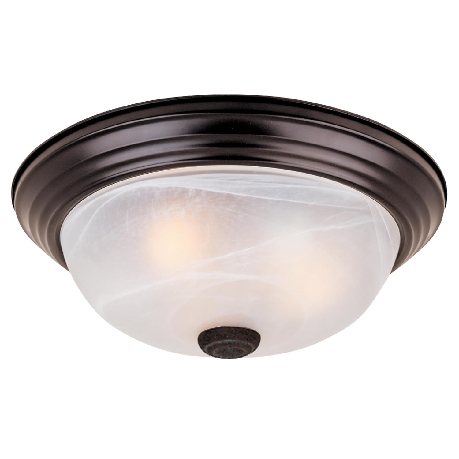 Designers Fountain 15 inch 3-Light Oil Rubbed Bronze Ceiling Flush Mount, 1257L-ORB-AL