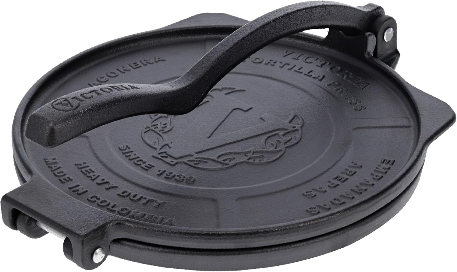 Victoria 10-Inch Heavy-Duty Cast Iron Tortilla Press