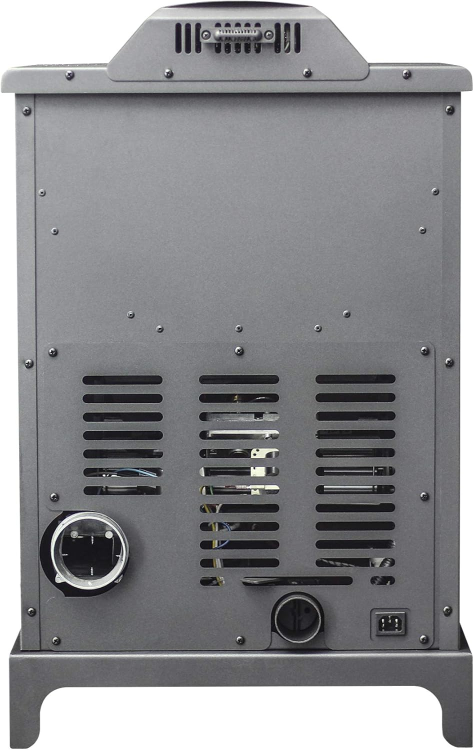 Medium Black Freestanding Pellet Stove with Remote Control