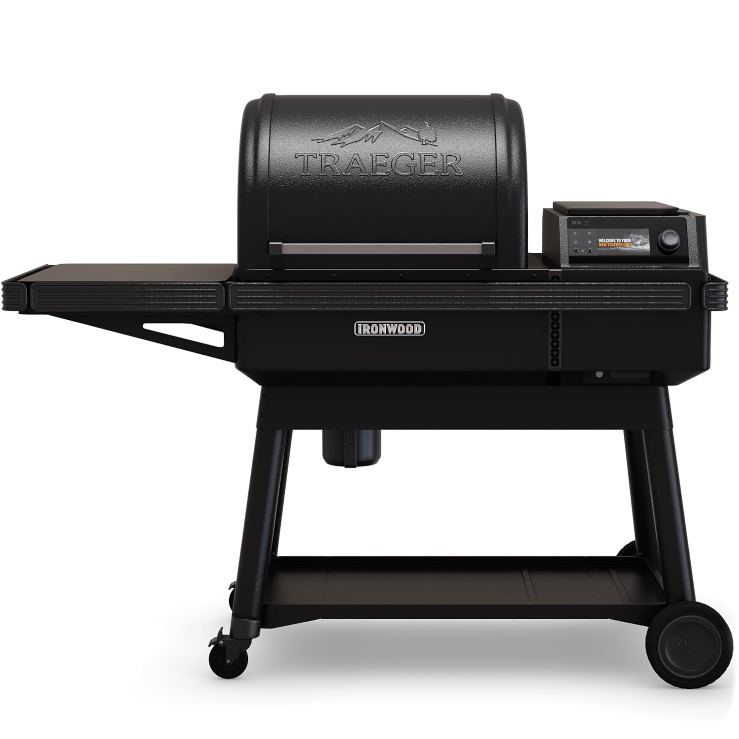 Traeger Ironwood Pellet Smoker Grill, Electric Wood Pellet Grill with WiFIRE App Control, 165F - 500F Degree Temperature Control Super Smoke Mode, 6-in-1 BBQ Smoker Grilling Combo, TFB61RLG
