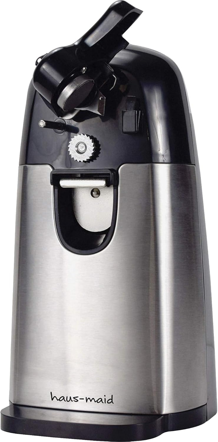 RDI Electric Can Opener - Built-in Magnet, Durable - Black
