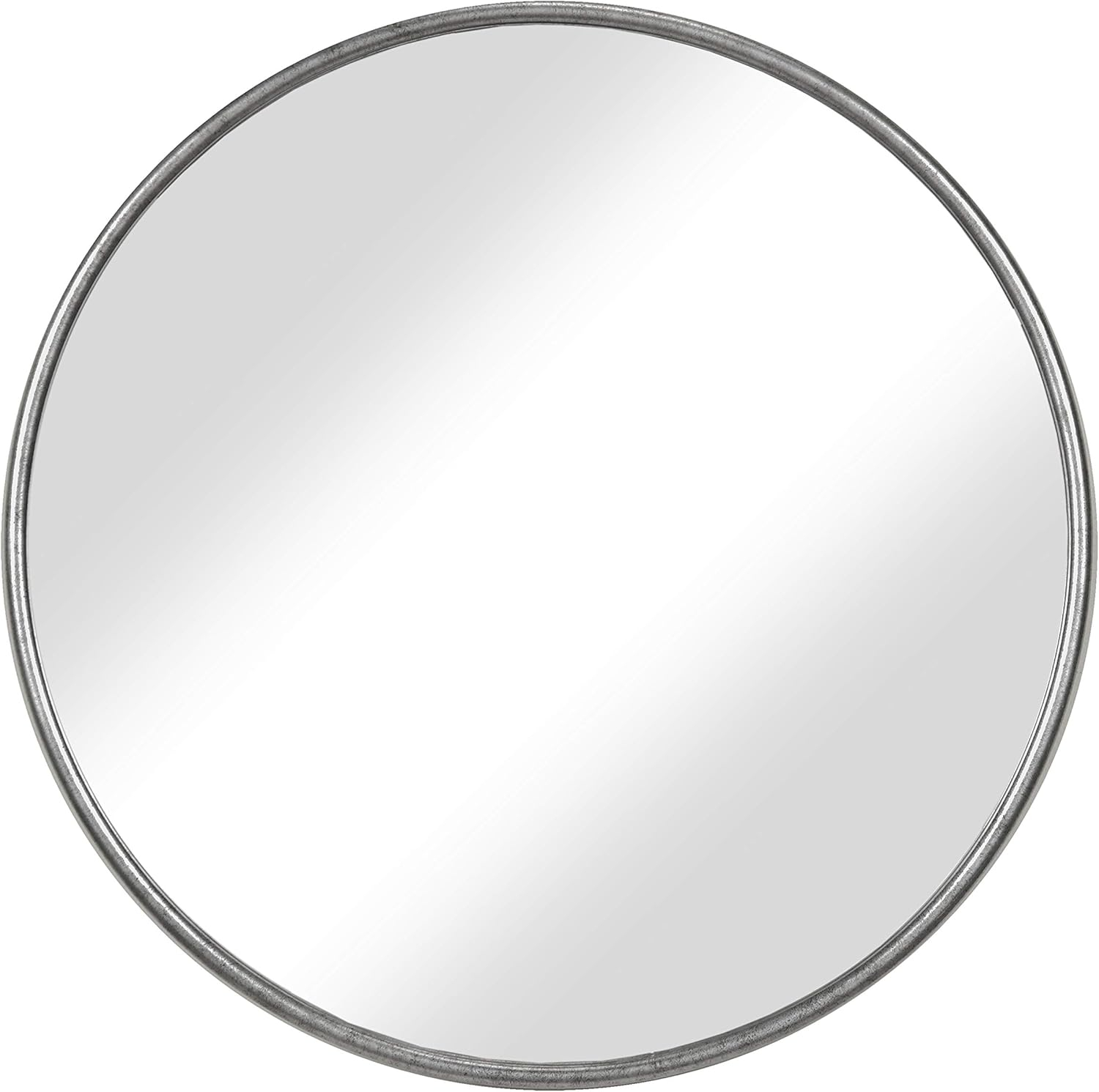 Martin Svensson Home 36" Framed Round Wall Mirror Antique Pewter