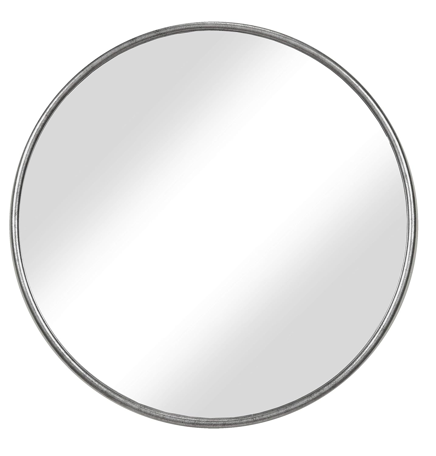 Martin Svensson Home 36" Framed Round Wall Mirror Antique Pewter