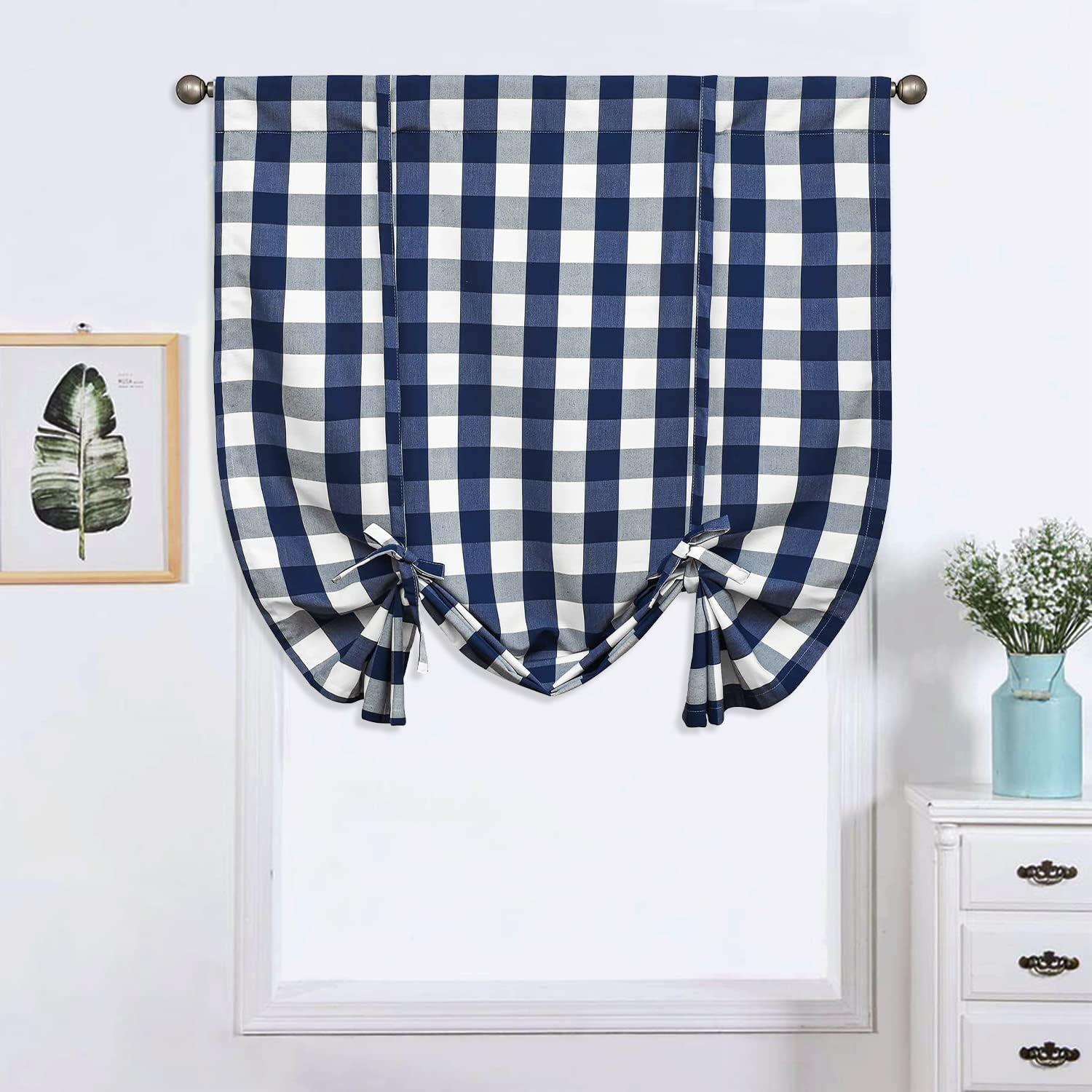 Achim Indoor/Outdoor Light Filtering Rod Pocket Curtain Pair, 1.25" x 9.25"