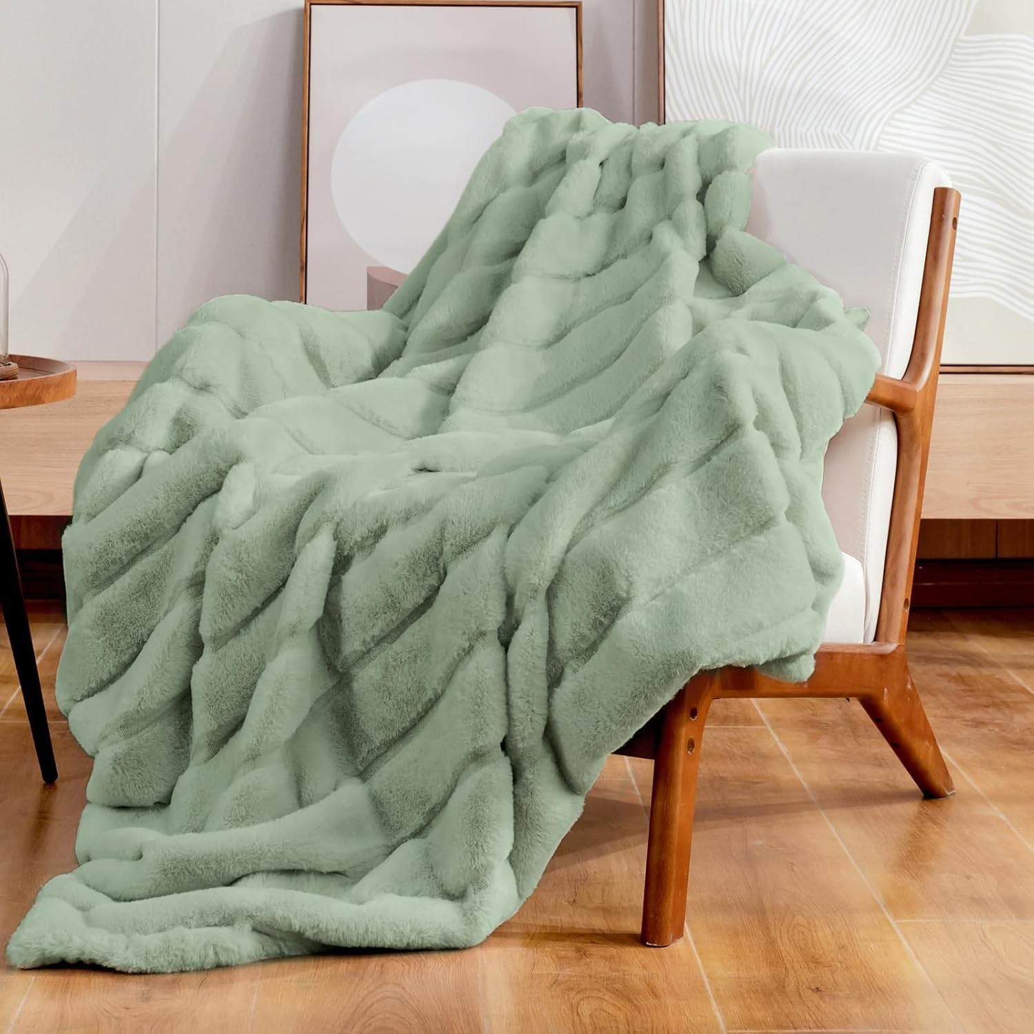 Cozy Bliss Cozy Bliss Faux Fur Throw Blanket Plush Soft Winter Blanket For Sofa Couch, Bedroom, And Living Room