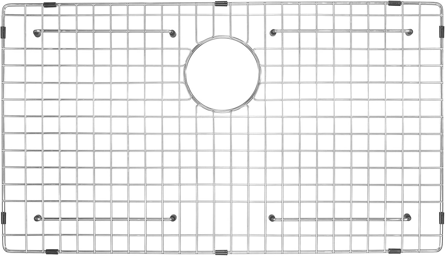 29.69-in x 15.67-in Rear Drain Heavy-Duty Stainless Steel Sink Grid