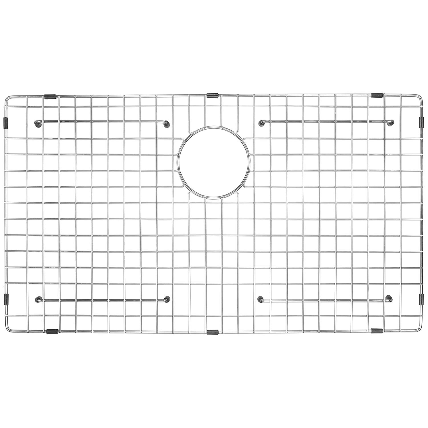 29.69-in x 15.67-in Rear Drain Heavy-Duty Stainless Steel Sink Grid