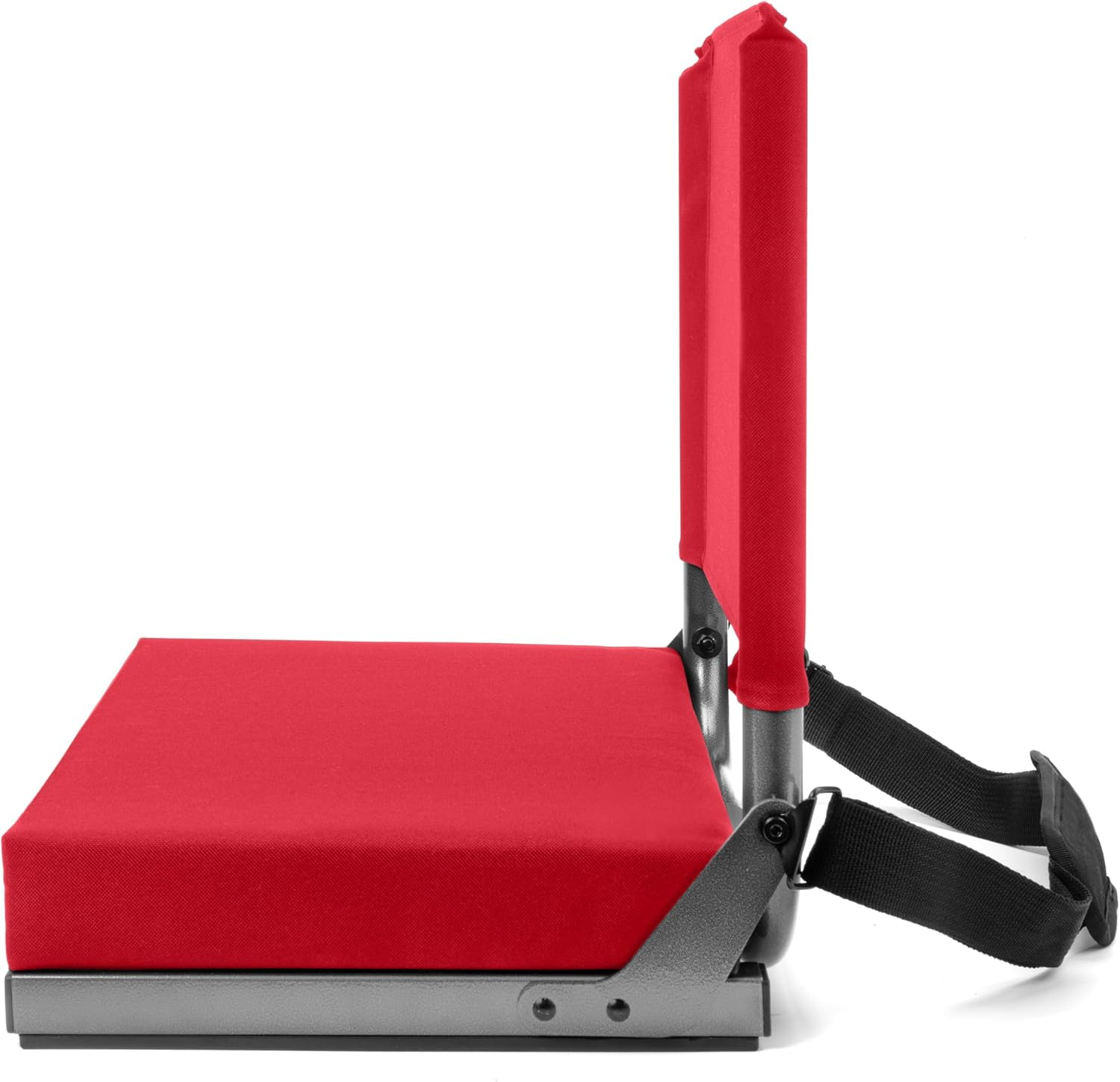 Cascade Mountain Tech Ultra-Padded Stadium Seat for Bleachers, Red