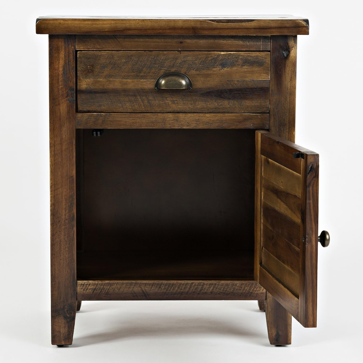 Jofran Artisan's Craft Accent Table Dakota Oak, 20" W X 13" D X 25" H, Finish, (Set of 1)