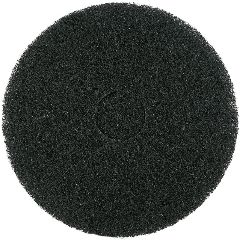 Boardwalk High Performance Stripping Floor Pads, 20" Diameter, Grayish Black, 5/Carton -BWK4020HIP