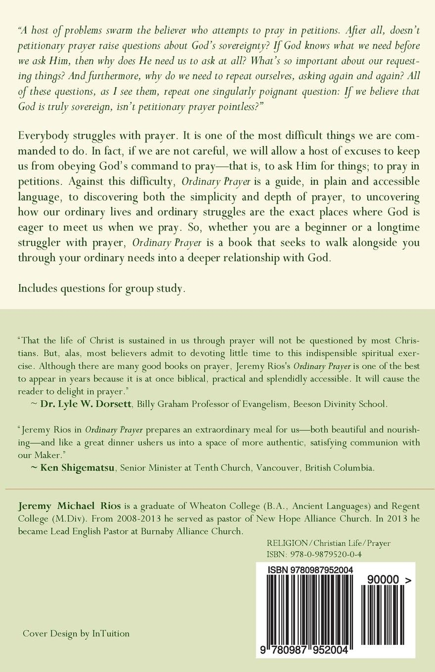 Ordinary Prayer: Encountering God Through Everyday Needs