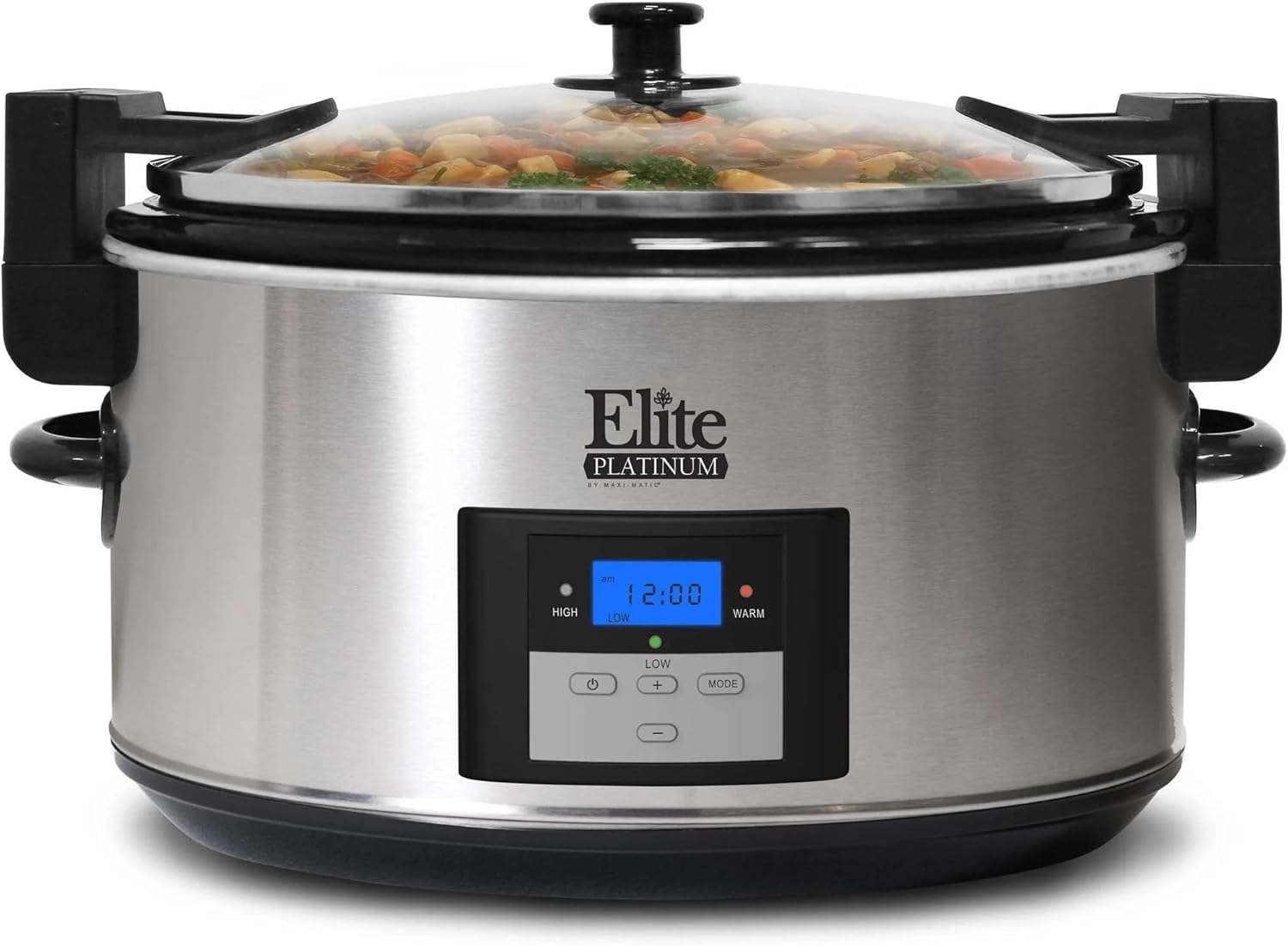 Maxi-Matic Elite Platinum MST-900V 8.5 Quart Stainless Steel Oval Slow Cooker
