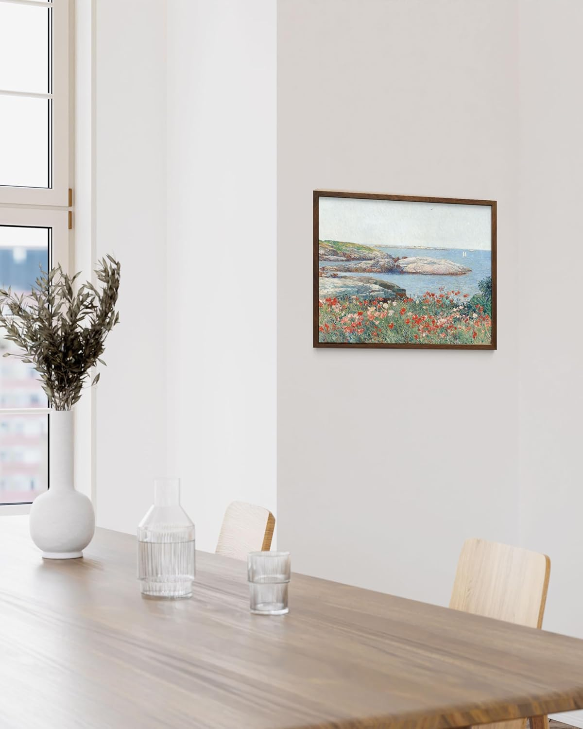 HAUS AND HUES Wildflower Wall Art Prints - Vintage Flower Wall Art and Paintings for Living Room, Floral Wall Art and Nature Pictures Wall Decor (8x10 Unframed)