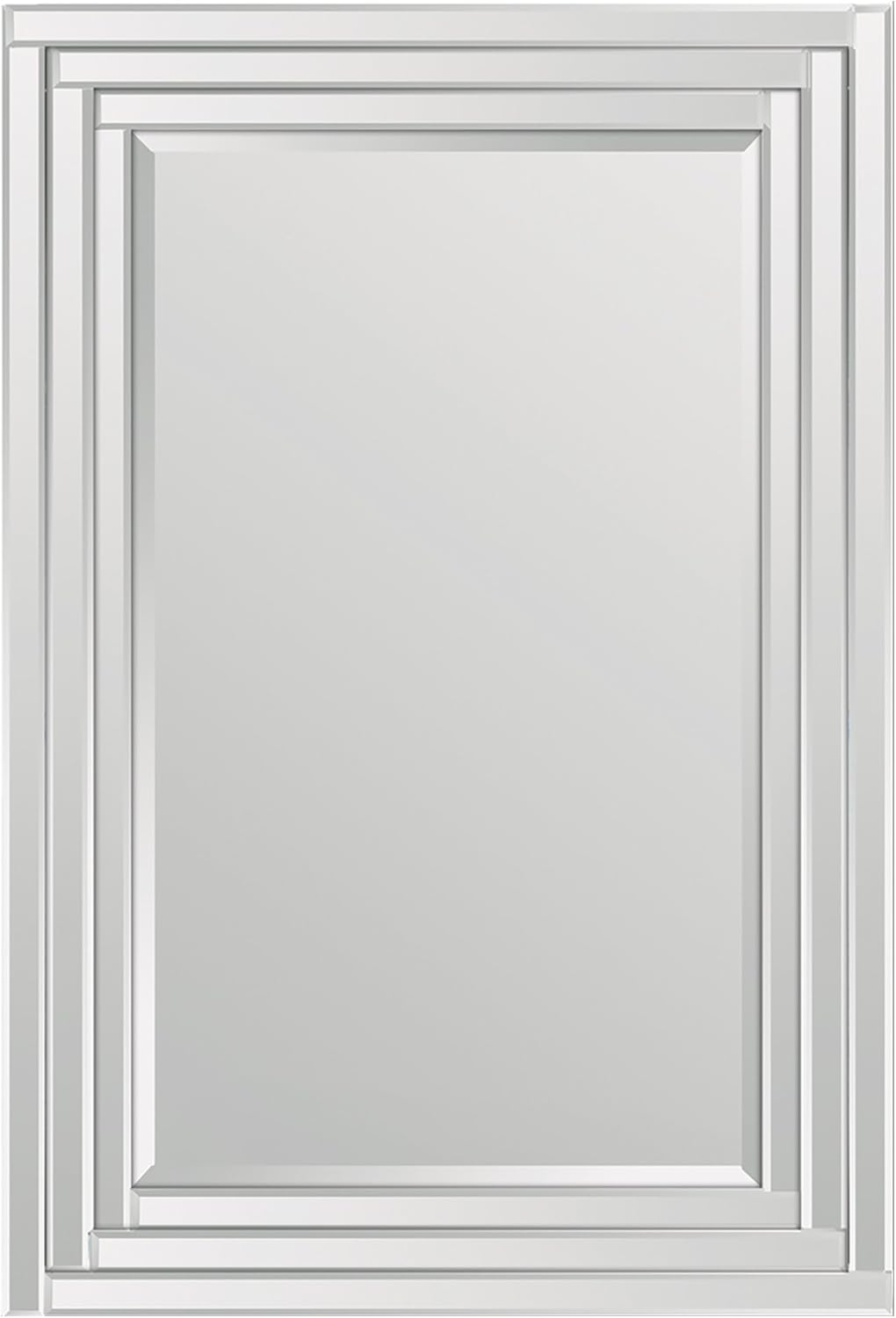 Renwil Brynn Mirror in Step Pattern Frame