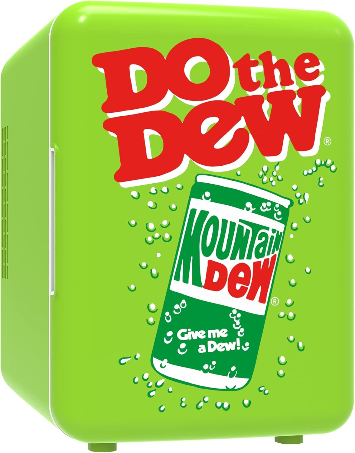 Mountain Dew Green Compact Personal Mini Fridge Cooler