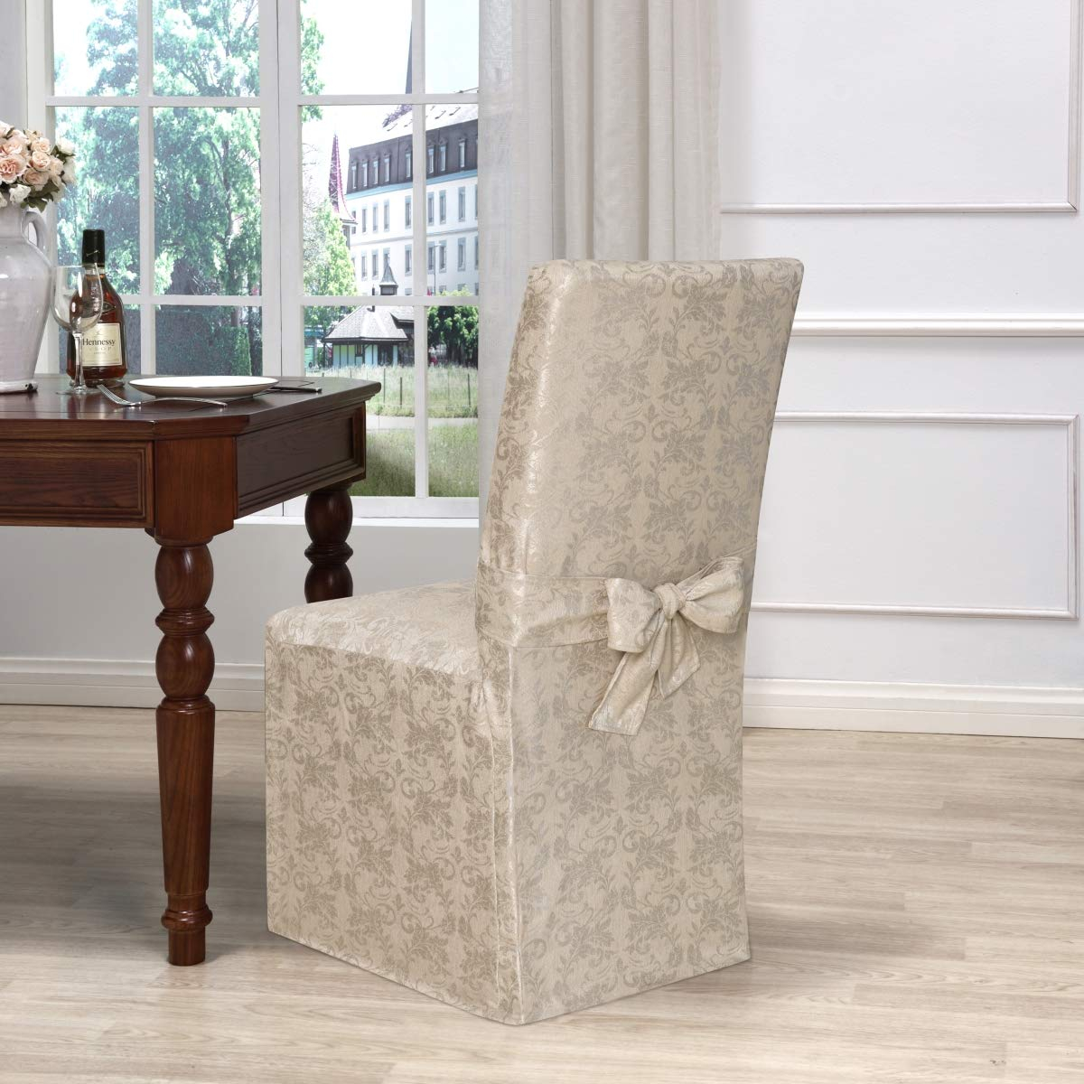 Madison Desert Skies SLIPCOVER, Dining Room Chair, Polyester,Gold