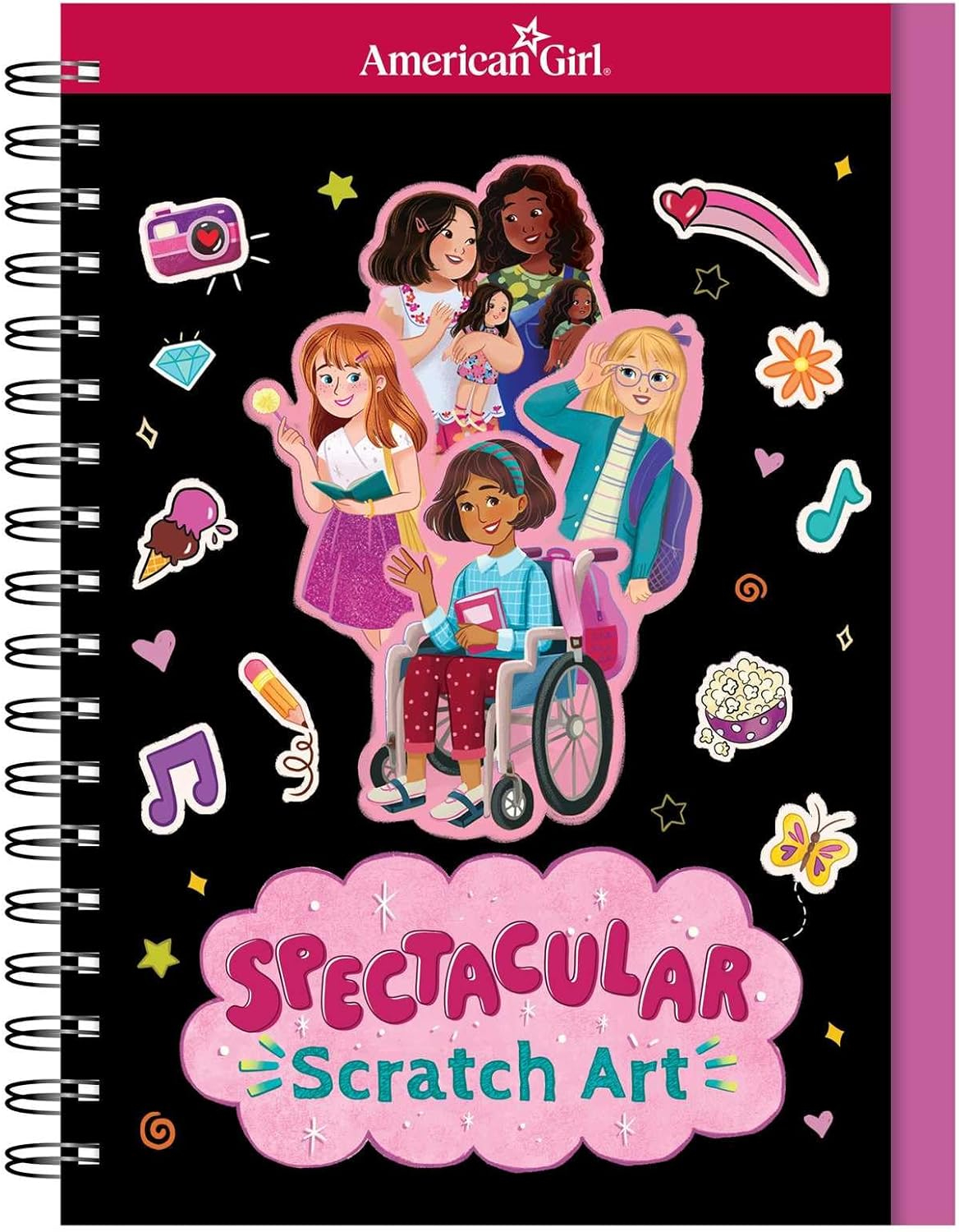 American Girl: Spectacular Scratch Art - (American Girl(r) Activities) (Hardcover)