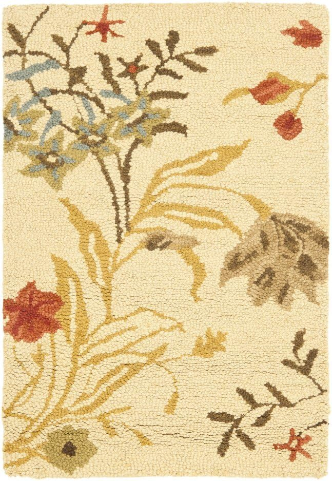 SAFAVIEH Blossom Zarif Floral Area Rug, Beige/Multi, 4' x 6'