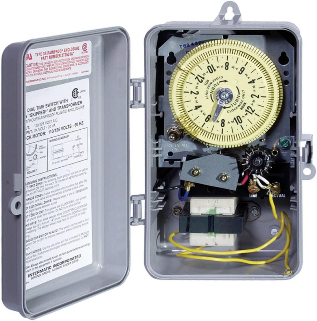 T8800 Series 125-Volt Input with 24-Volt Output Indoor/Outdoor Irrigation/Sprinkler Timer