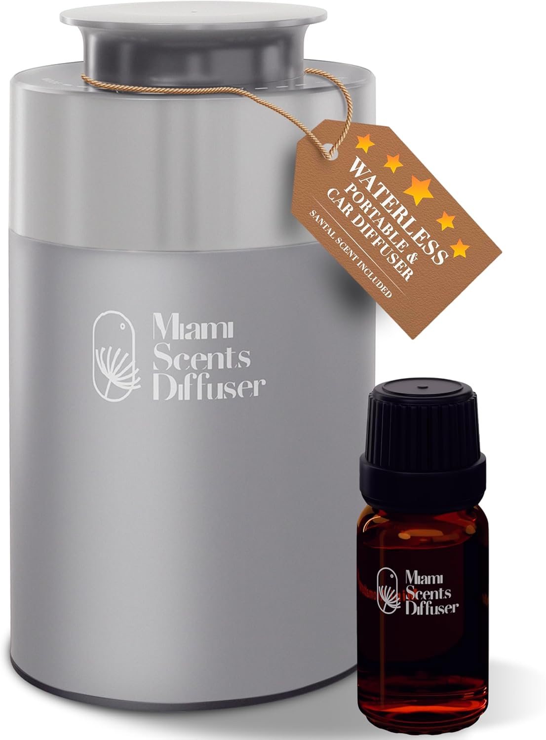 Scent Car Diffuser MSD-350 Gray Santal - My Way 10 ml Included