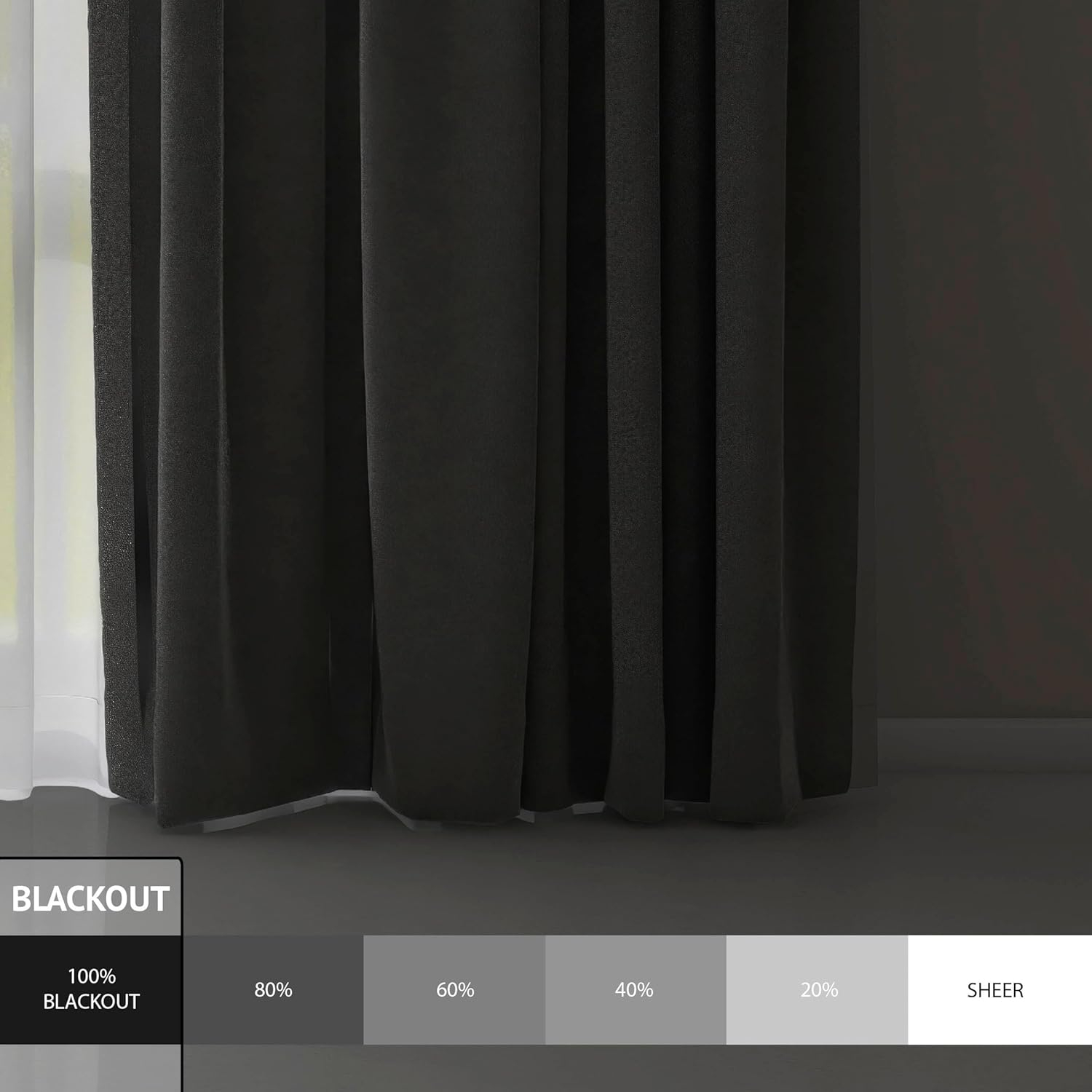 Martha Stewart Lucca Velvet 50"W x 95"L Backtab Indoor Curtain, Loden Green (Set of Two), Adult