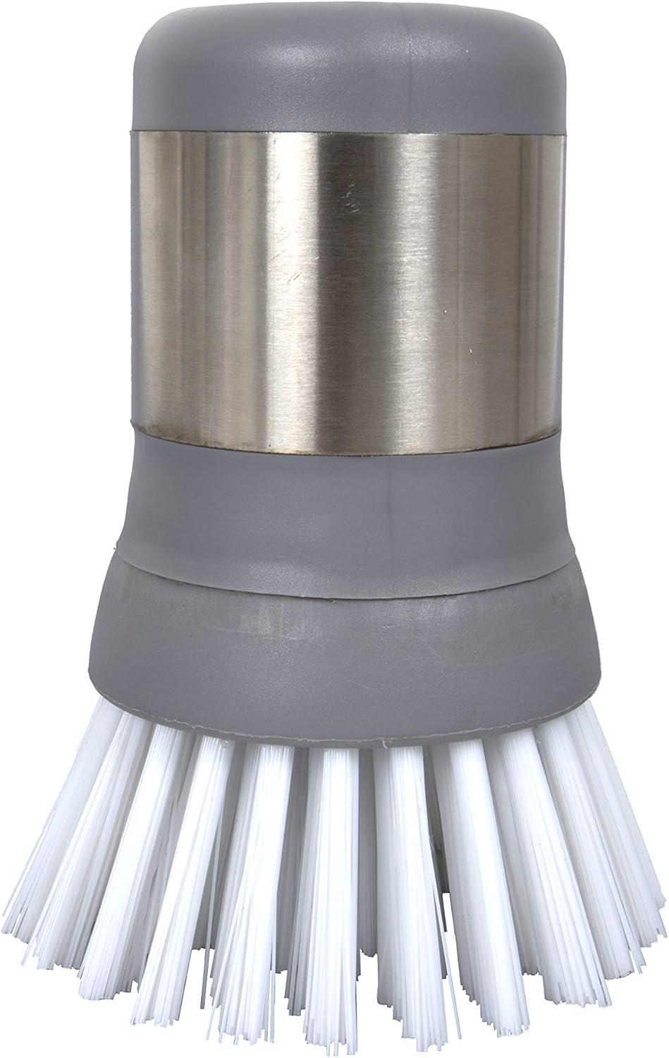 Small Kitchen Scrubber Mini Dish Brush, 1 Pack, Gray