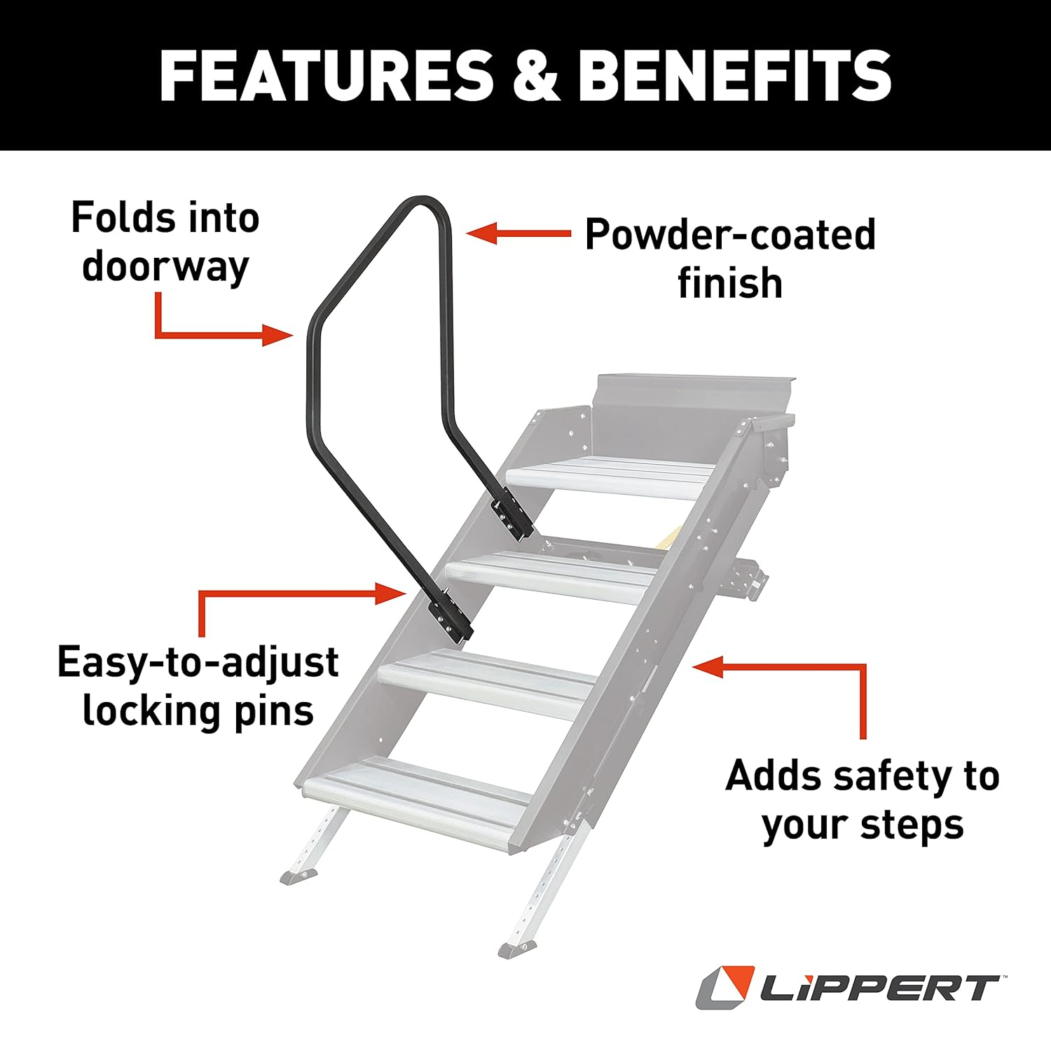 Lippert 799640 Solid Step Entry Assist