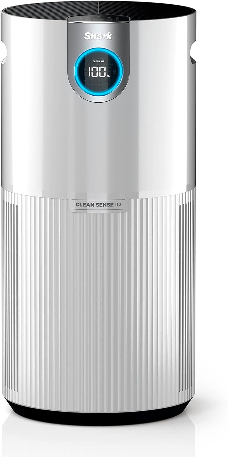 Restored Shark Air Purifier MAX with Nano Seal HEPA, Cleans up to 1000Sq ft HP200 -White (Refurbished)