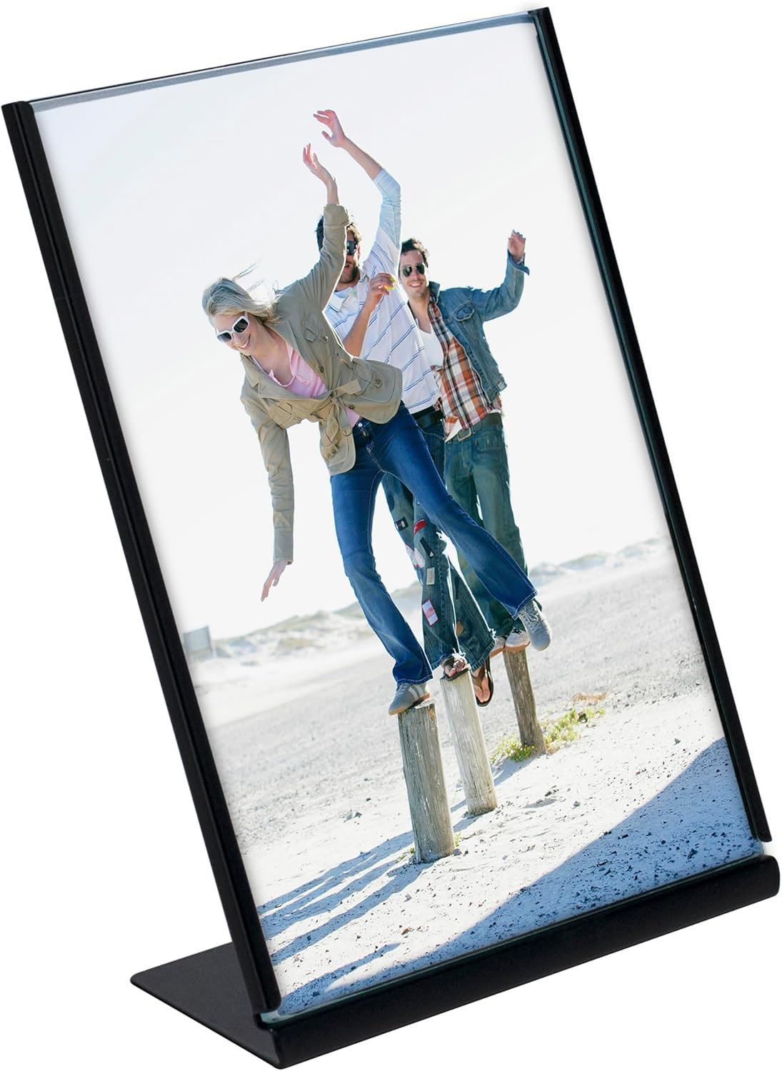 MATTE BLACK METALLIC 5x7 bentback base by Malden - 5x7