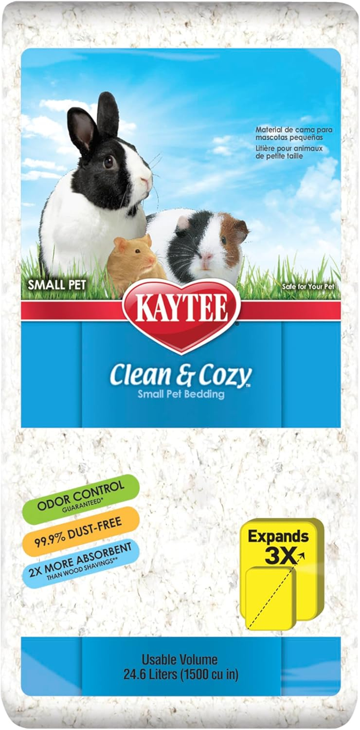 Kaytee Clean & Cozy White Small Animal Pet Bedding 24.6 Liters