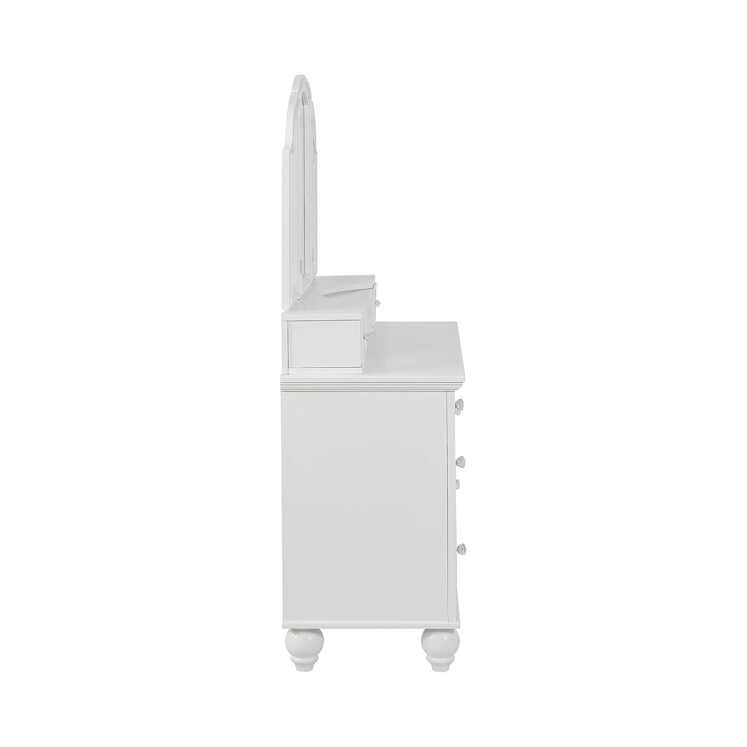 2-piece Vanity Set White and Beige