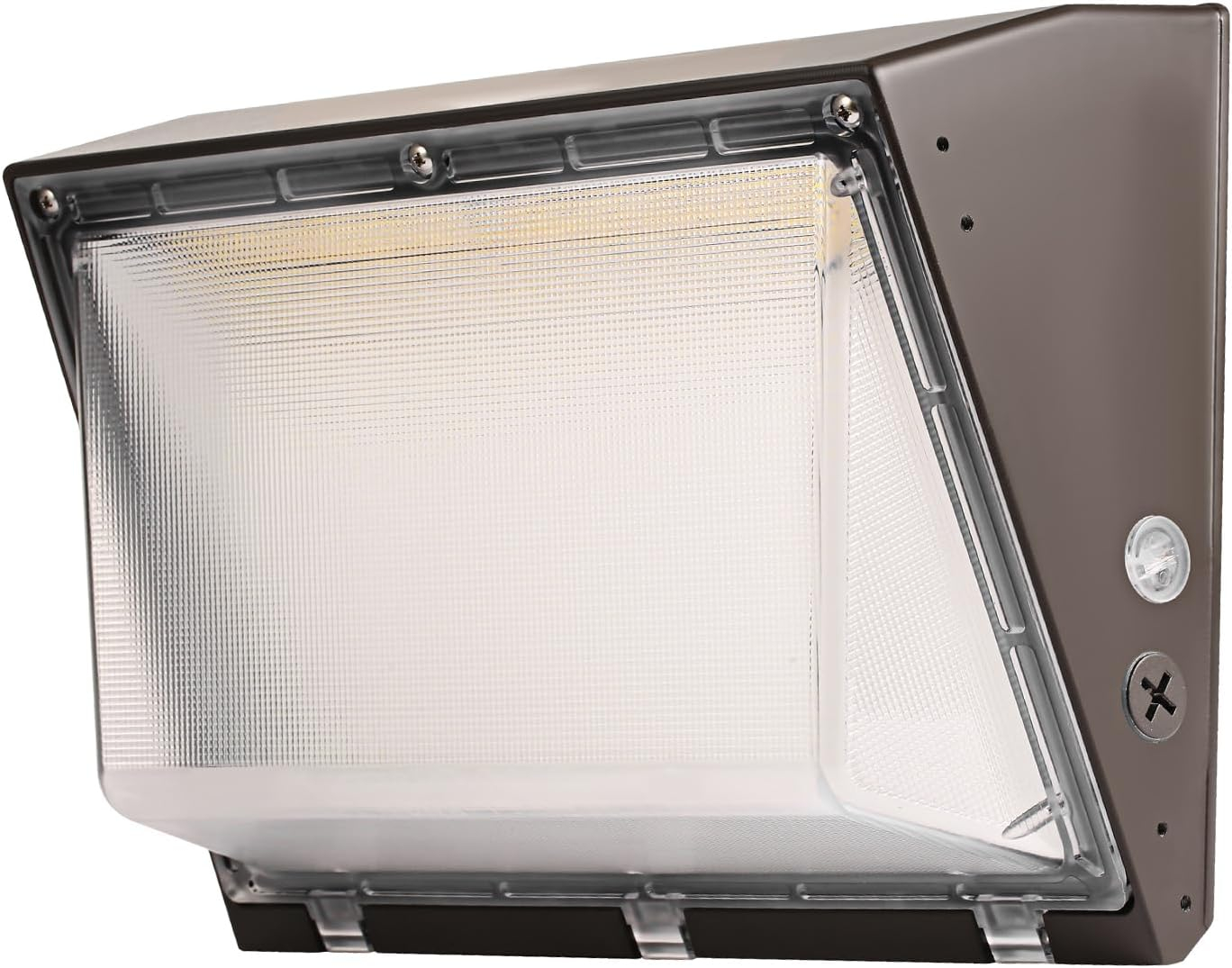 120W LED Wall Pack Light Fixture with Dusk to Dawn, 5000K Daylight Commercial Outdoor Lighting, 0-10V Dimmable 16800LM 600-800W HPS/HID Equiv., UL/DLC Waterproof LED Flood Security Light for Warehouse