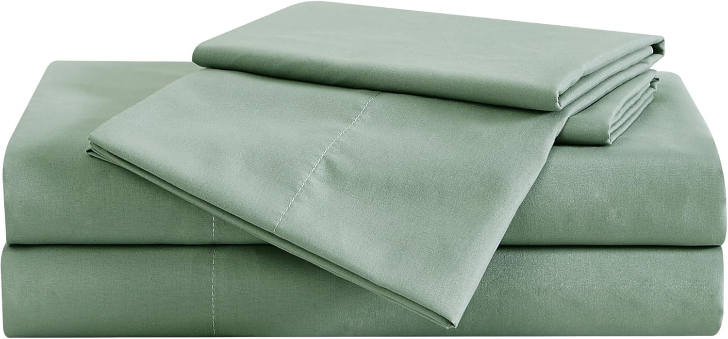 London Fog London Fog Garment Wash Solid Sheet Set