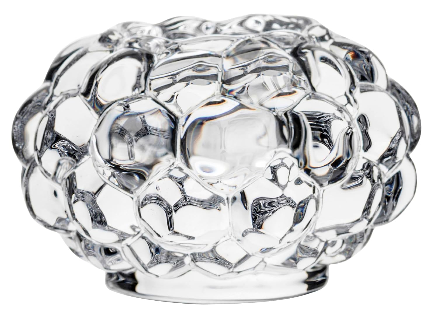 Raspberry 2.12'' H Crystal Tabletop Votive Holder