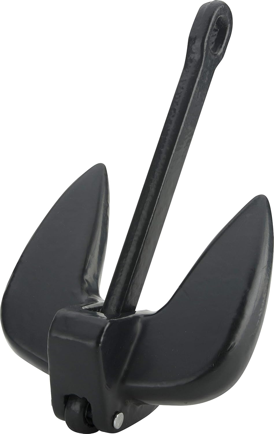 Attwood 9934B1 Solid Cast Iron 15-Pound Navy Boat Anchor, Black PVC-Coated, Boat Accessories
